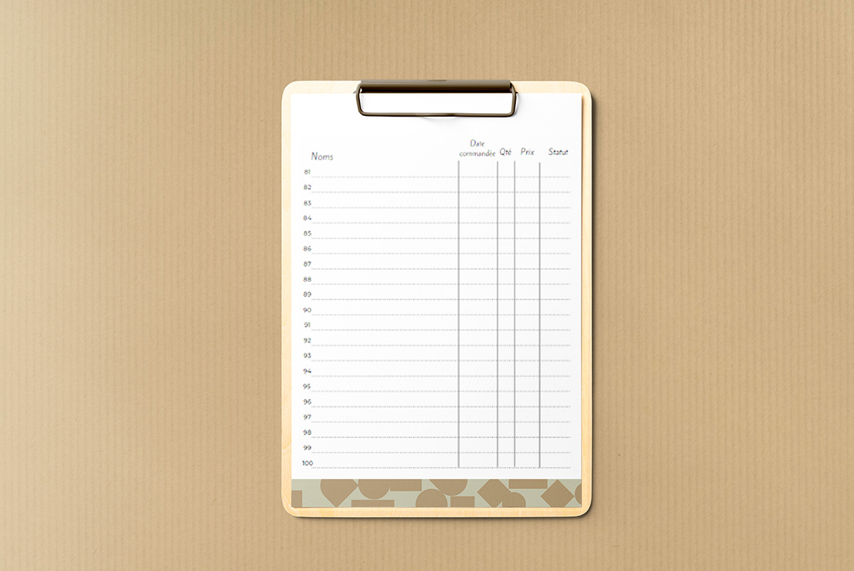 Fiche de cave impression resistante humidite
