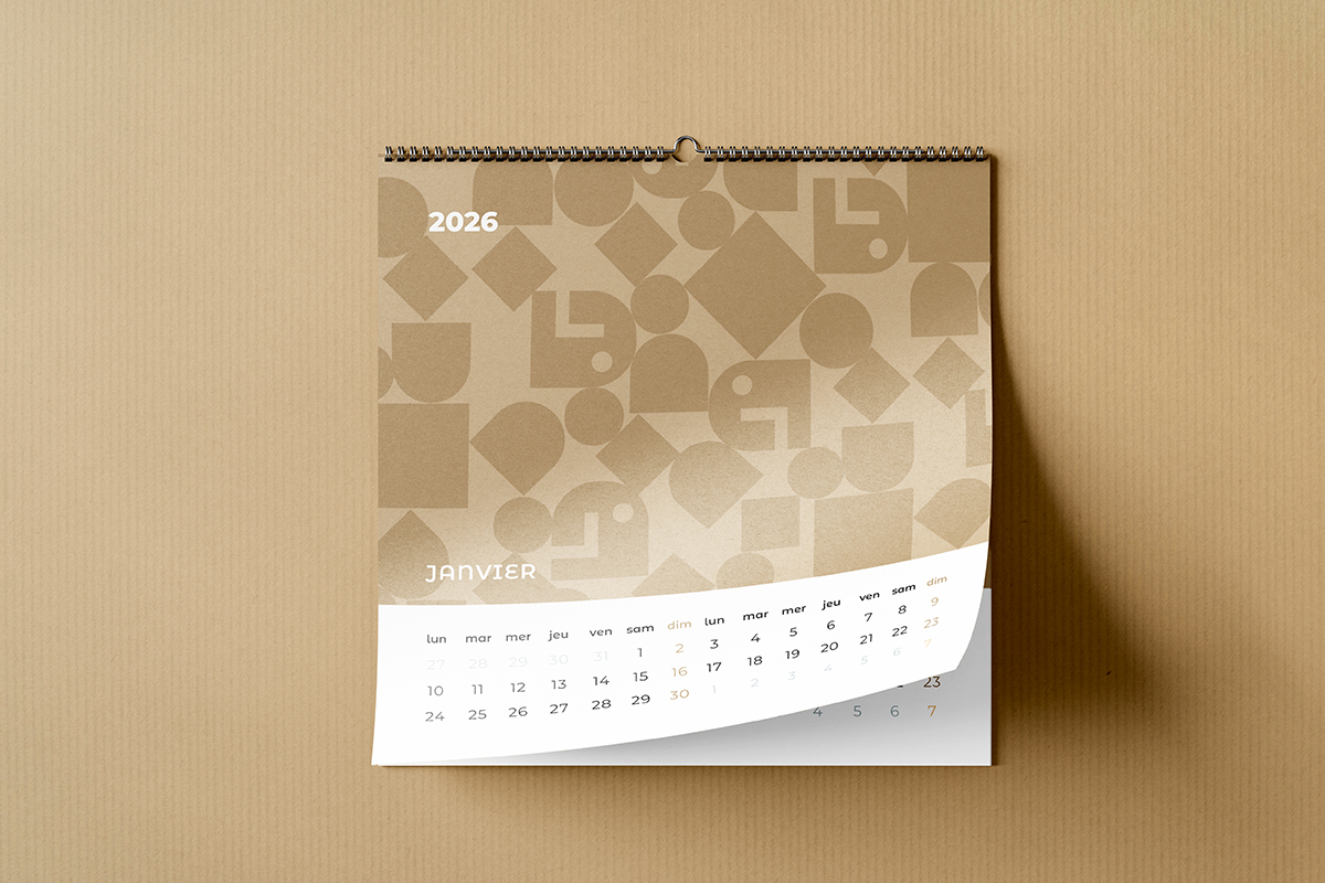 Impression calendrier personnalise sur mesure