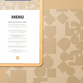 Menus, sets de table